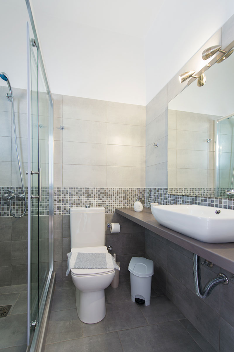 Bathroom in Thalassea Apartments in Sifnos